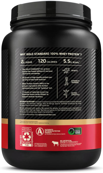Optimum Nutrition Gold Standard Whey Protein - Double Rich Chocolate