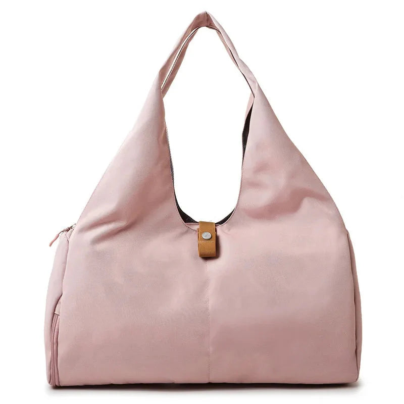 Women'S Multi-Purpose Sports Bag - Waterproof with Shoe Pocket for Yoga, Gym & Travel