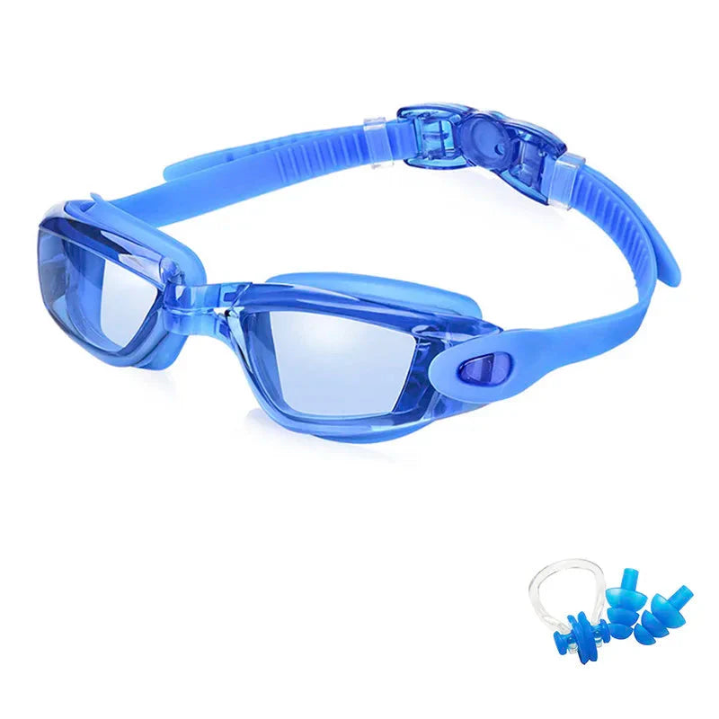 Swimming Goggles for Men & Women - Anti-Fog UV Protection, Waterproof