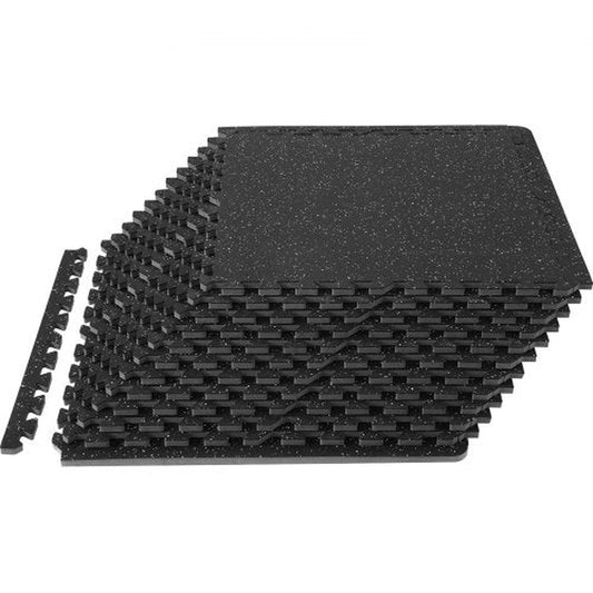 VEVOR Interlocking Gym Floor Mats - 12Pc Set