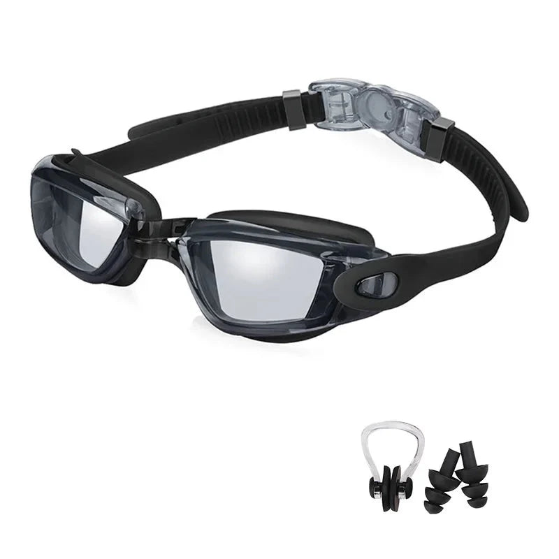 Swimming Goggles for Men & Women - Anti-Fog UV Protection, Waterproof