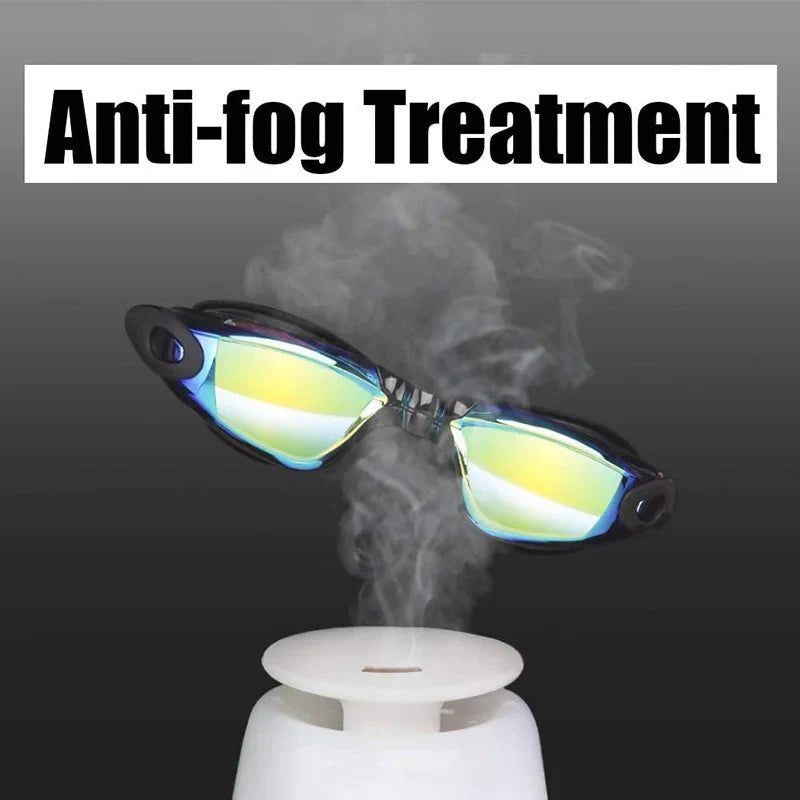 Swimming Goggles for Men & Women - Anti-Fog UV Protection, Waterproof