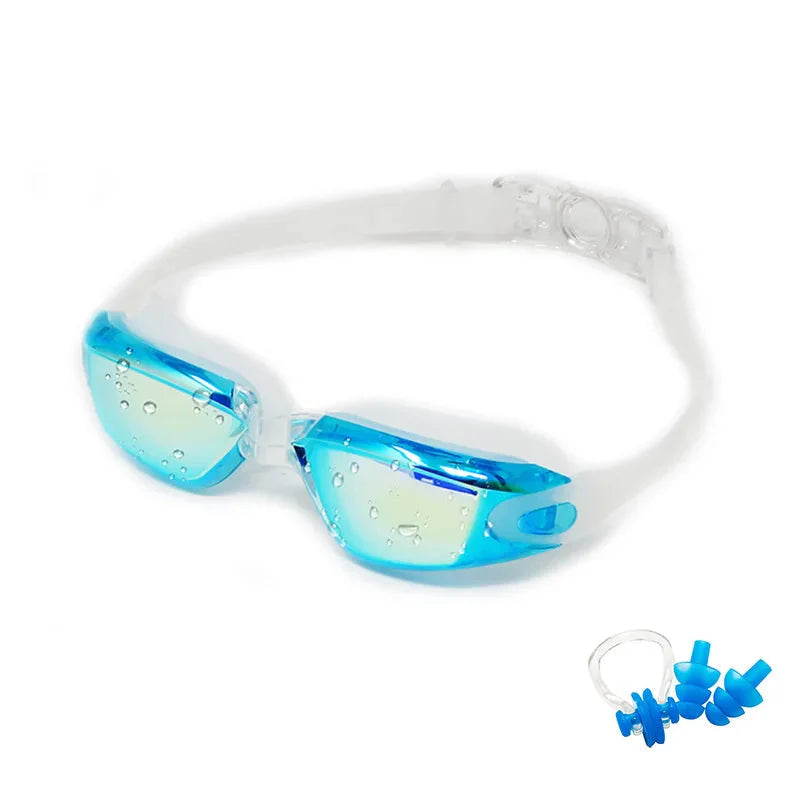 Swimming Goggles for Men & Women - Anti-Fog UV Protection, Waterproof