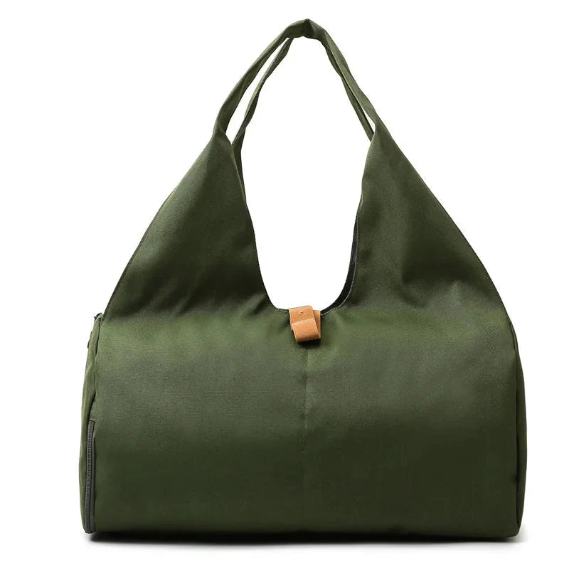 Women'S Multi-Purpose Sports Bag - Waterproof with Shoe Pocket for Yoga, Gym & Travel