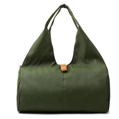 Women'S Multi-Purpose Sports Bag - Waterproof with Shoe Pocket for Yoga, Gym & Travel