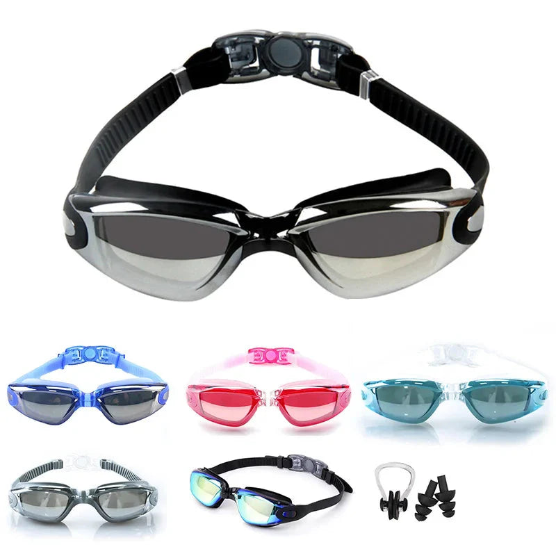 Swimming Goggles for Men & Women - Anti-Fog UV Protection, Waterproof