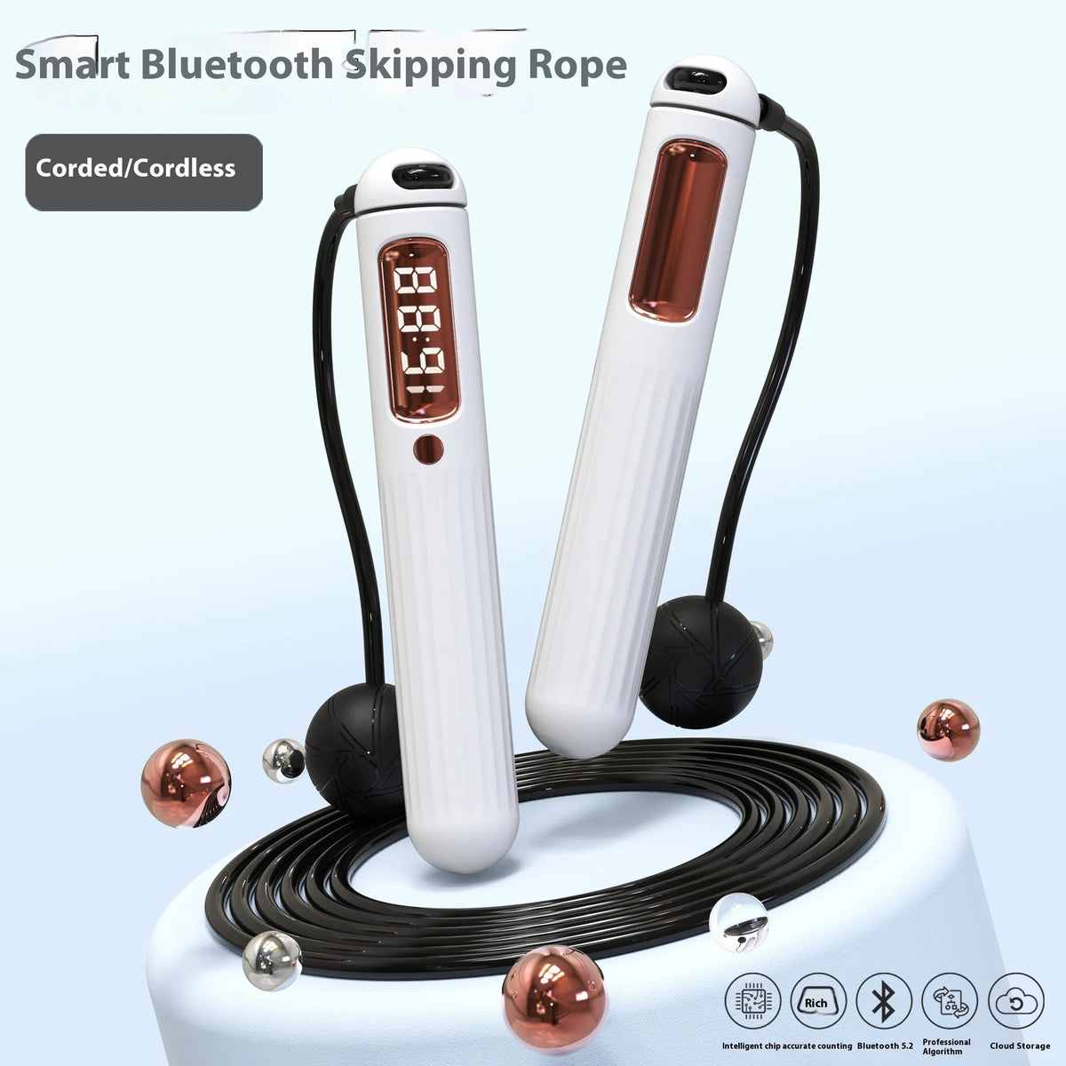 Smart Bluetooth Skipping Rope with Counter