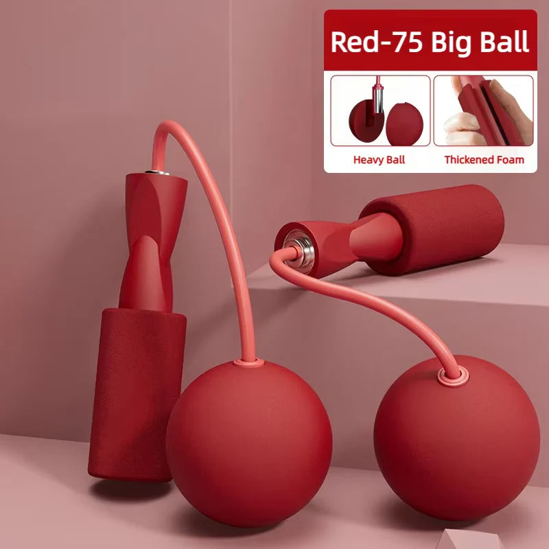 Cordless Jump Rope with Weighted Ball