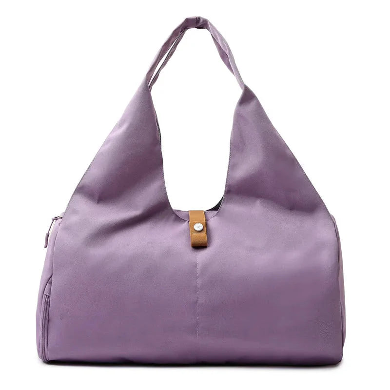 Women'S Multi-Purpose Sports Bag - Waterproof with Shoe Pocket for Yoga, Gym & Travel