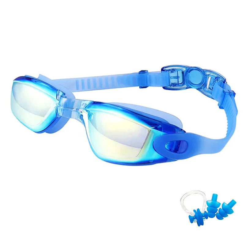 Swimming Goggles for Men & Women - Anti-Fog UV Protection, Waterproof