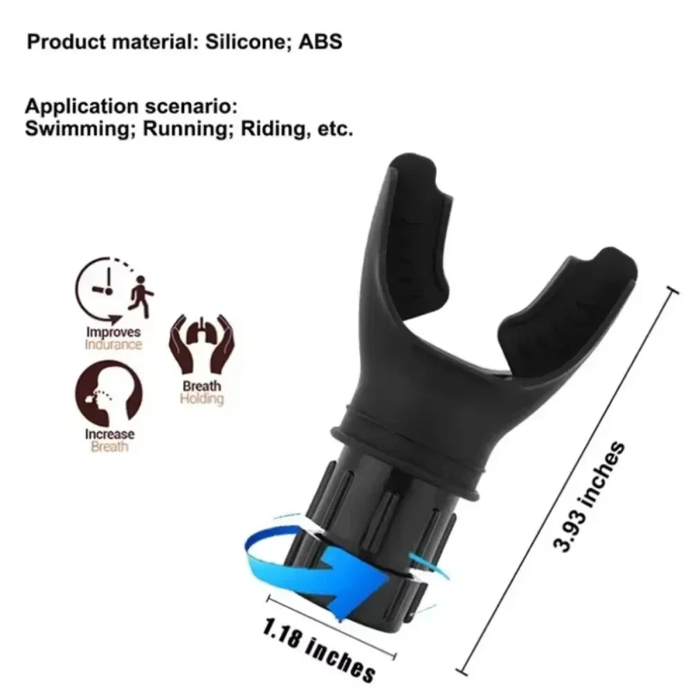 Portable Breathing Trainer with Adjustable Resistance